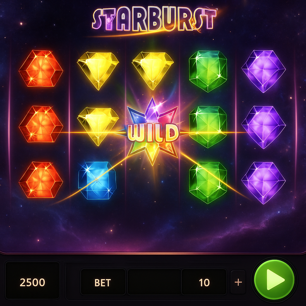 JackpotCity - Starburst Slot Game