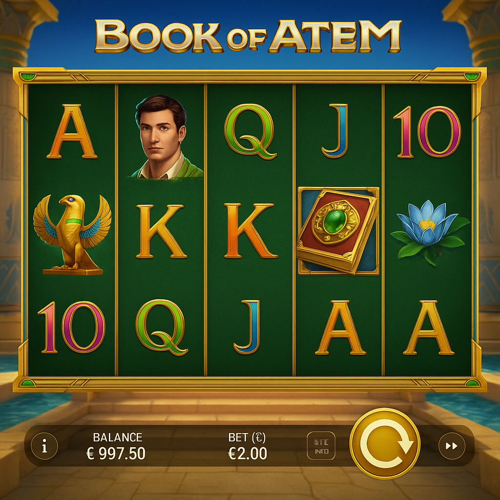 JackpotCity - Book of Atem Slot - Tours Gratuits
